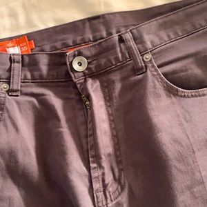 Brown designer straight leg